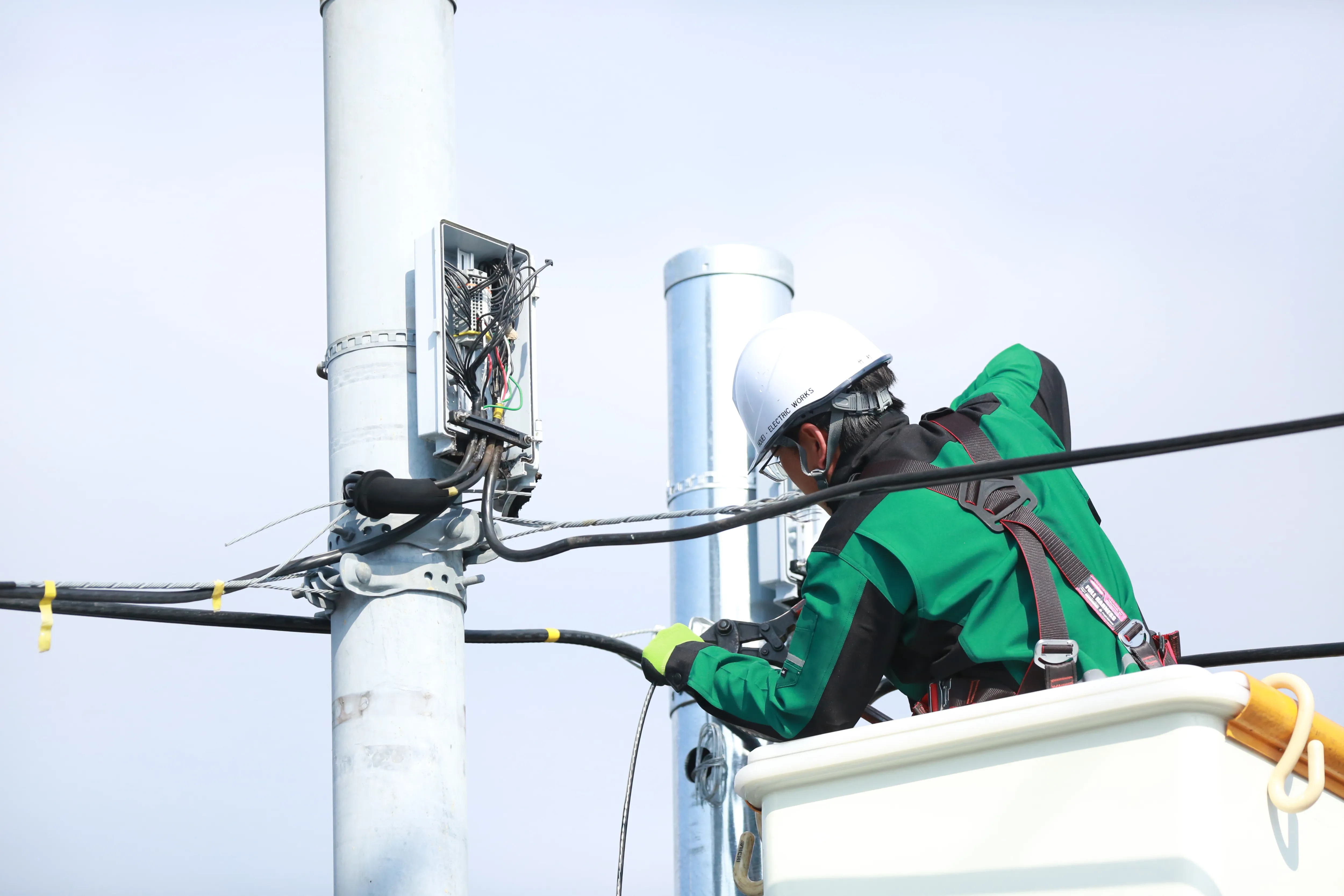 電気工事の現場