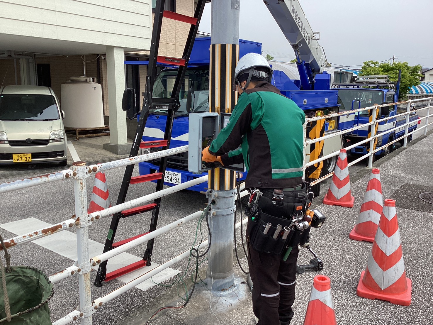 交通信号機等保守点検委託業務 施工写真2