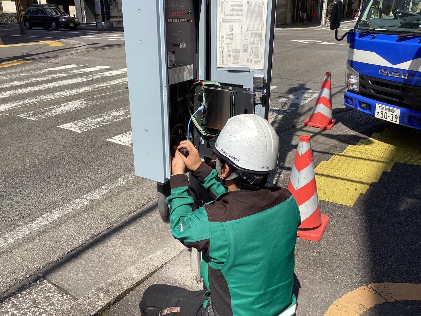 交通信号機等保守点検委託業務 施工写真4